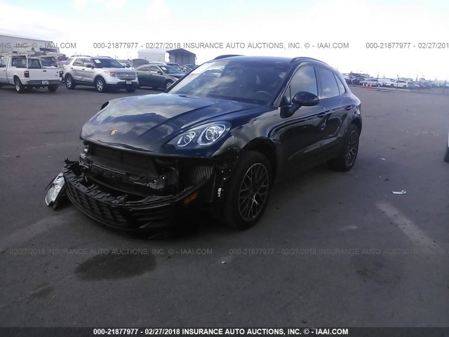 WP1AB2A59GLB56338 - 2016 PORSCHE MACAN S BLACK photo 2