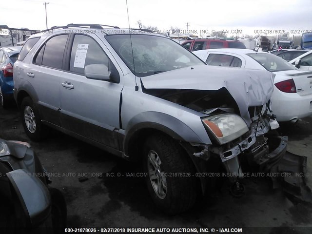 KNDJC733155402808 - 2005 KIA SORENTO EX/LX SILVER photo 1