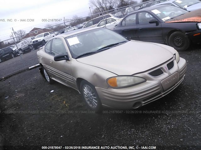 1G2NF12T11M622509 - 2001 PONTIAC GRAND AM SE1 TAN photo 1