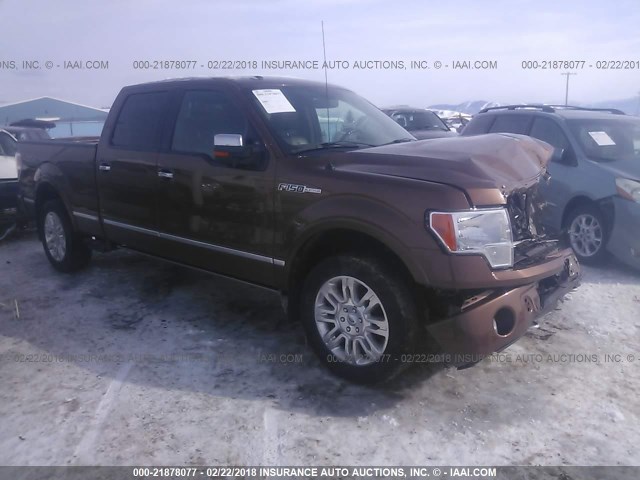 1FTFW1EF6BFA27425 - 2011 FORD F150 SUPERCREW BROWN photo 1