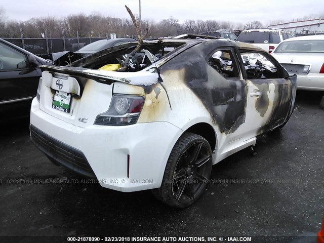 JTKJF5C77E3079724 - 2014 TOYOTA SCION TC 白色 照片 4
