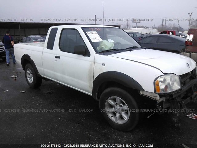1N6DD26S71C341242 - 2001 NISSAN FRONTIER KING CAB XE WHITE photo 1