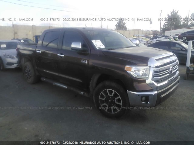 5TFGW5F18GX192442 - 2016 TOYOTA TUNDRA CREWMAX 1794/PLATINUM 橙色 照片 1