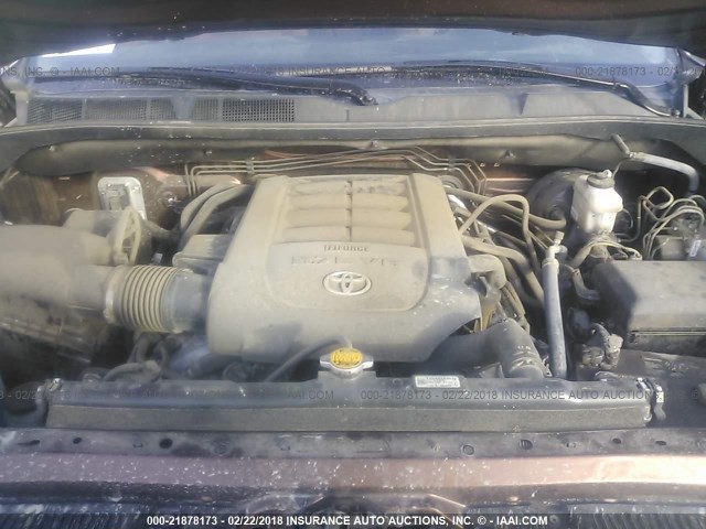 5TFGW5F18GX192442 - 2016 TOYOTA TUNDRA CREWMAX 1794/PLATINUM 橙色 照片 10