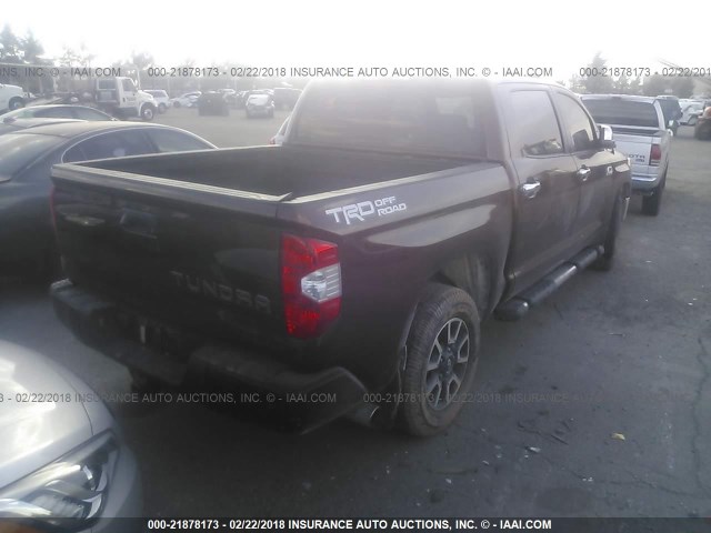 5TFGW5F18GX192442 - 2016 TOYOTA TUNDRA CREWMAX 1794/PLATINUM ORANGE photo 4