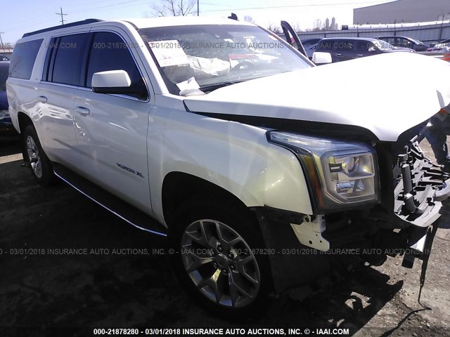 1GKS2HKC7FR269422 - 2015 GMC YUKON XL K1500 SLT WHITE photo 1