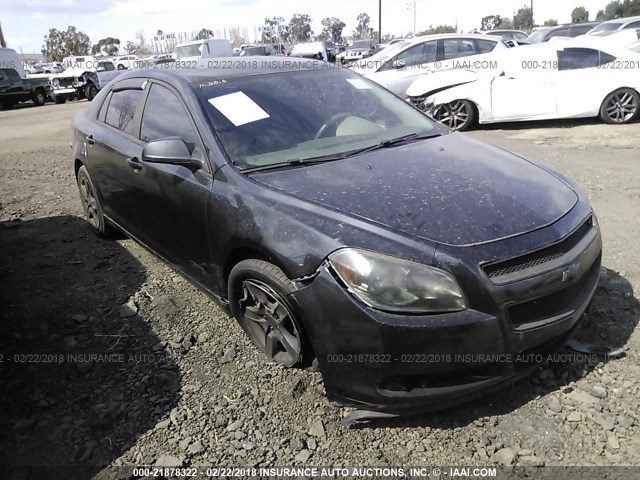 1G1ZB5E16BF296098 - 2011 CHEVROLET MALIBU LS შავი ფოტო 1