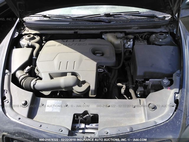 1G1ZB5E16BF296098 - 2011 CHEVROLET MALIBU LS შავი ფოტო 10