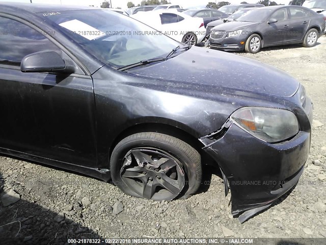 1G1ZB5E16BF296098 - 2011 CHEVROLET MALIBU LS შავი ფოტო 6