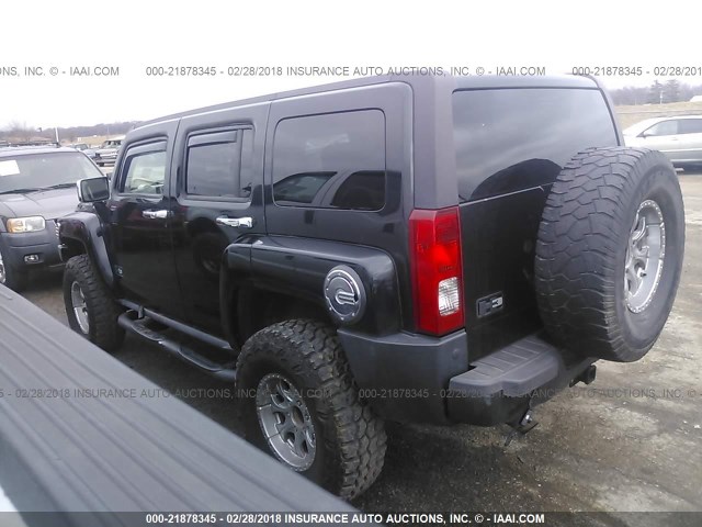 5GTDN136268272576 - 2006 HUMMER H3 BLUE photo 3