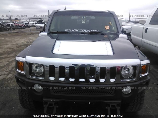 5GTDN136268272576 - 2006 HUMMER H3 BLUE photo 6