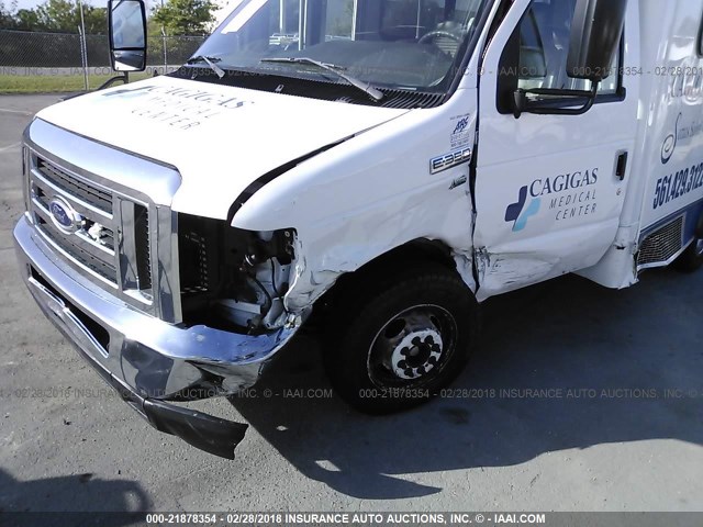 1FDEE3FL3GDC12366 - 2016 FORD E350 WHITE photo 6