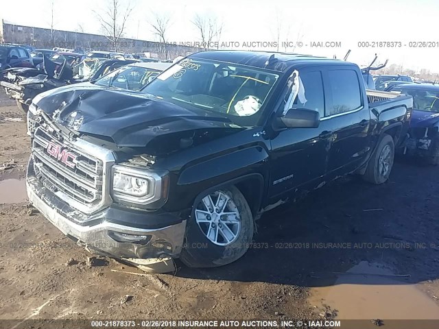 3GTU2MEC2HG186296 - 2017 GMC SIERRA K1500 SLE BLACK photo 2