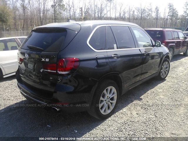 5UXKR0C5XE0H17505 - 2014 BMW X5 XDRIVE35I BLACK photo 4