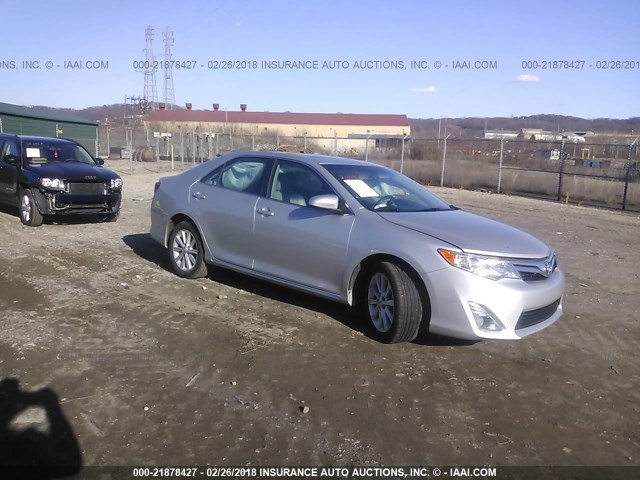 4T1BF1FK2CU517430 - 2012 TOYOTA CAMRY SE/LE/XLE SILVER photo 1