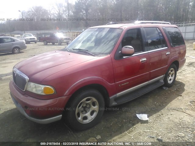 5LMRU27A9YLJ00400 - 2000 LINCOLN NAVIGATOR 红色 照片 2