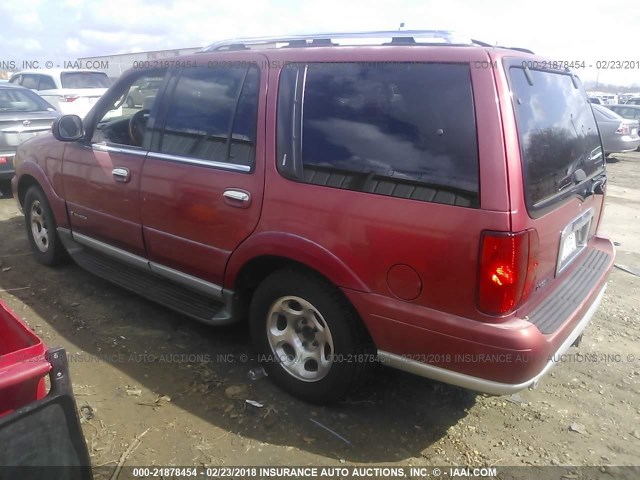 5LMRU27A9YLJ00400 - 2000 LINCOLN NAVIGATOR 红色 照片 3