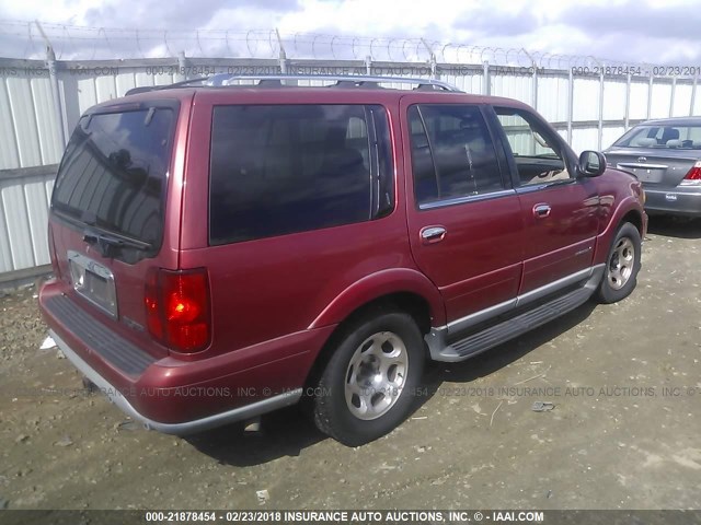 5LMRU27A9YLJ00400 - 2000 LINCOLN NAVIGATOR 红色 照片 4