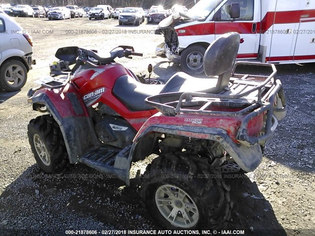 2BVEPHJ107V000507 - 2007 CAN-AM OUTLANDER MAX 650 XT RED photo 3