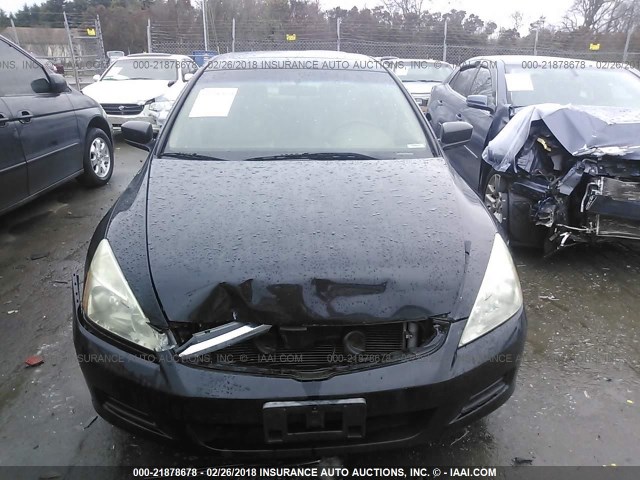 1HGCM66517A090868 - 2007 HONDA ACCORD EX BLACK photo 6