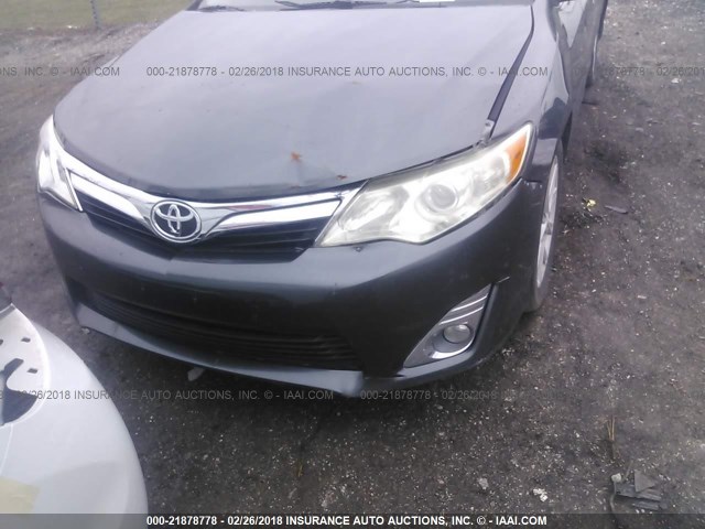 4T4BF1FK8CR270100 - 2012 TOYOTA CAMRY SE/LE/XLE GRAY photo 6