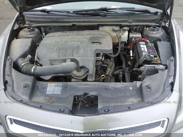 1G1ZC5EU0BF100969 - 2011 CHEVROLET MALIBU 1LT 棕色 照片 10