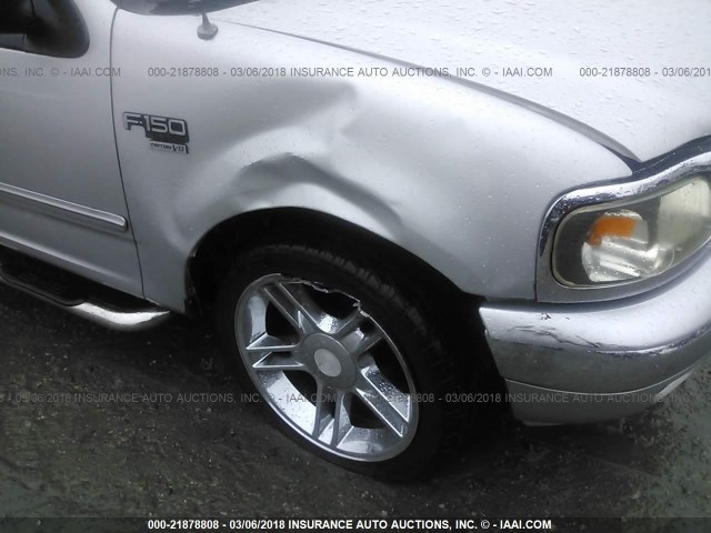 1FTRW07L83KD78498 - 2003 FORD F150 SUPERCREW SILVER photo 6