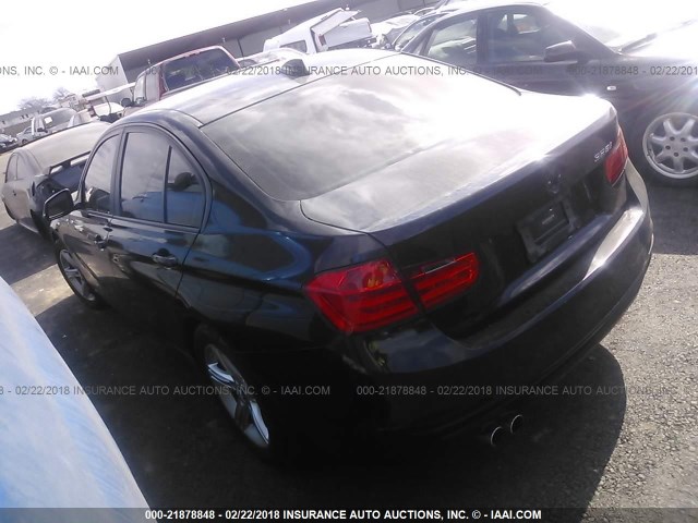 WBA3C1C52DK103090 - 2013 BMW 328 I SULEV BLACK photo 3