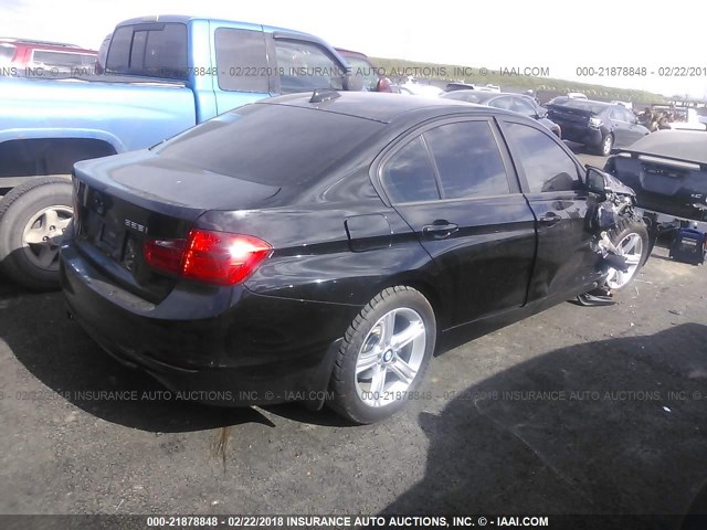 WBA3C1C52DK103090 - 2013 BMW 328 I SULEV BLACK photo 4
