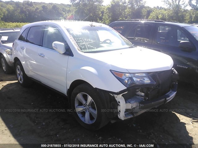 2HNYD2H32CH516677 - 2012 ACURA MDX TECHNOLOGY TURQUOISE photo 1