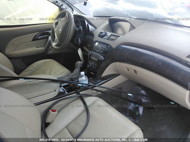 2HNYD2H32CH516677 - 2012 ACURA MDX TECHNOLOGY TURQUOISE photo 5