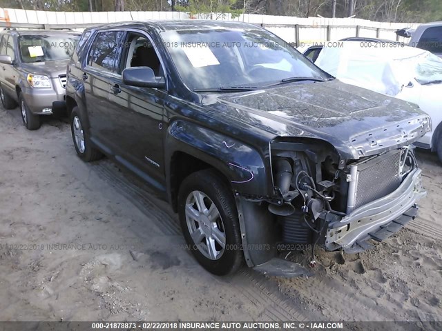 2GKALMEK0E6120963 - 2014 GMC TERRAIN SLE GRAY photo 1