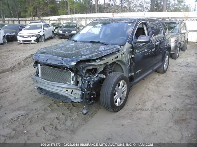 2GKALMEK0E6120963 - 2014 GMC TERRAIN SLE GRAY photo 2