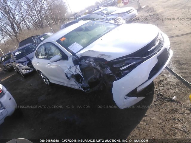 1C3CCCBBXFN709944 - 2015 CHRYSLER 200 S WHITE photo 1