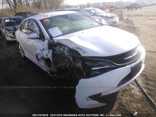 1C3CCCBBXFN709944 - 2015 CHRYSLER 200 S WHITE photo 6