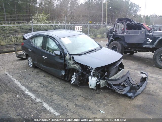 3N1CN7APXFL915312 - 2015 NISSAN VERSA S/S PLUS/SV/SL BLUE photo 1