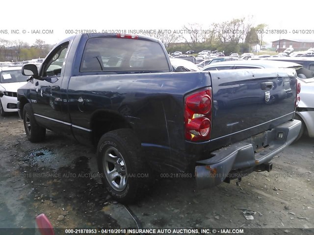 1D7HA16K88J135611 - 2008 DODGE RAM 1500 ST BLUE photo 3