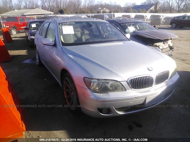 WBAHL835X6DT00076 - 2006 BMW 750 I Srebrny zdjęcie 1
