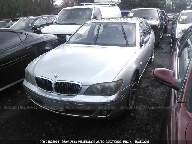 WBAHL835X6DT00076 - 2006 BMW 750 I SILVER photo 2