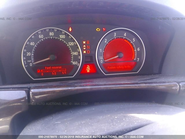 WBAHL835X6DT00076 - 2006 BMW 750 I Srebrny zdjęcie 7