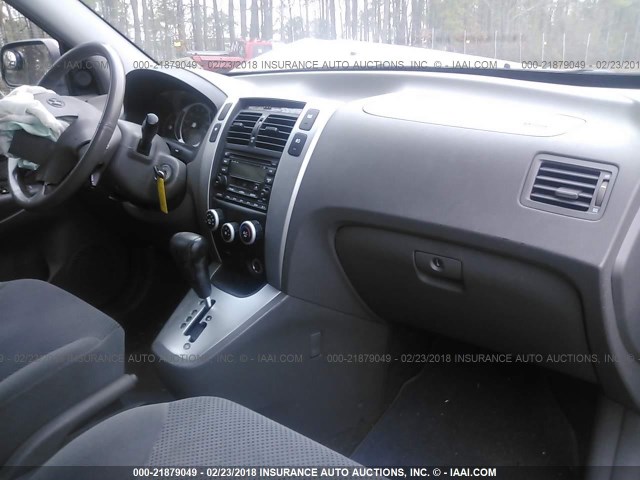 KM8JN72D76U339124 - 2006 HYUNDAI TUCSON GLS/LIMITED SILVER photo 5