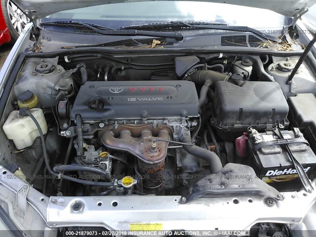 4T1BE32K73U715070 - 2003 TOYOTA CAMRY LE/XLE/SE ვერცხლისფერი ფოტო 10