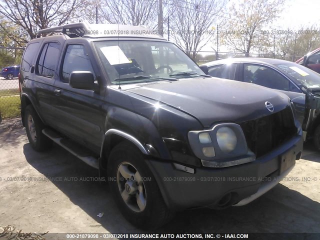 5N1ED28T44C683910 - 2004 NISSAN XTERRA XE/SE BLACK photo 1