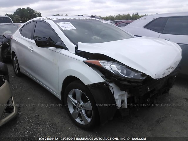 5NPDH4AE3DH422543 - 2013 HYUNDAI ELANTRA GLS/LIMITED WHITE photo 1