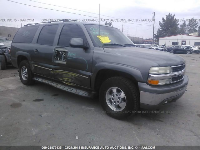 1GNFK16Z82J142360 - 2002 CHEVROLET SUBURBAN K1500 GRAY photo 1