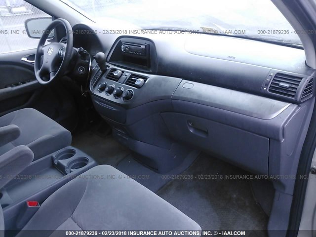 5FNRL38216B005658 - 2006 HONDA ODYSSEY LX SILVER photo 5