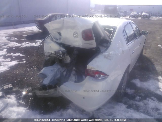 1G4HD57207U173849 - 2007 BUICK LUCERNE CXL WHITE photo 6