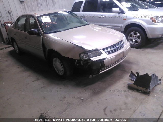 1G1ND52J016267157 - 2001 CHEVROLET MALIBU GOLD photo 1