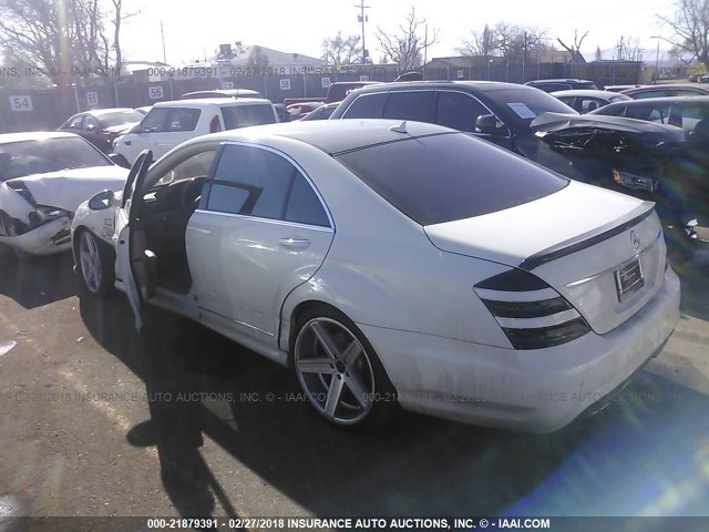 WDDNG86X68A189785 - 2008 MERCEDES-BENZ S 550 4MATIC WHITE photo 3