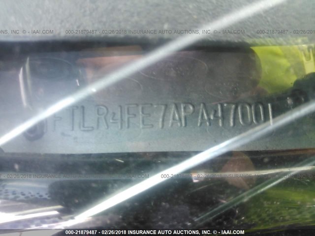 1FTLR4FE7APA47001 - 2010 FORD RANGER SUPER CAB BLACK photo 9